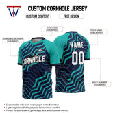 Zigzag Maze Custom Cornhole Jersey